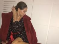 Melissa Satta-Boateng seksownie przebiera nogami